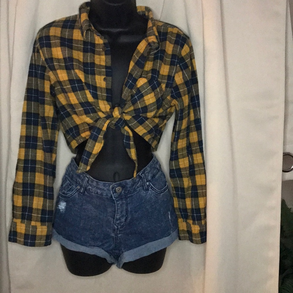 Denim shorts